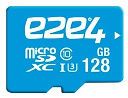 e2e4 Ultimate microSDXC Class 10 UHS-I U3 90 MB/s128GB + SD adapter
