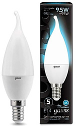 Gauss LED Candle tailed E14 9.5 Вт 4100 К (104101210)