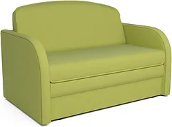 Прямой диван Мебель-АРС Малютка (рогожка, зеленый)