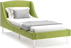 Кровать MONOFIX Лотти 90x200 (микровелюр/оливковый) Кровать MONOFIX Лотти 90x200 (микровелюр/оливковый)