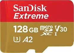 Карта памяти SanDisk Extreme microSDXC SDSQXAA-128G-GN6MN 128GB Карта памяти SanDisk Extreme microSDXC SDSQXAA-128G-GN6MN 128GB