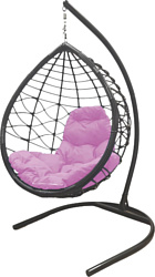 M-Group Капля Лори 11530308 (серый ротанг/розовая подушка)