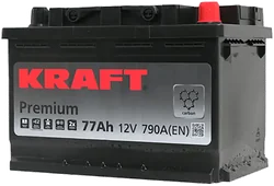 Автомобильный аккумулятор KRAFT Premium R+ (77Ah) Автомобильный аккумулятор KRAFT Premium R+ (77Ah)