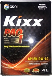Kixx PAO1 0W-40 SN/CF 4л