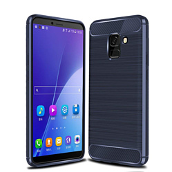 Case Brushed Line для Samsung Galaxy J6 (синий)