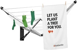 Brabantia WallFix с чехлом 375842 (серый металлик)