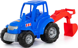 Полесье Трактор Чемпион с лопатой 84736 (синий)