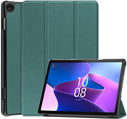 Чехол для планшета JFK Smart Case для Lenovo Tab M10 Plus 3rd Gen TB-328F (темно-зеленый)