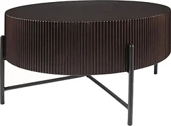 Журнальный столик Signal Tuca (темный орех/черный)