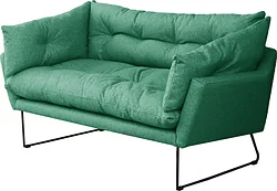 Прямой диван Brioli Анико двухместный (J16/азур) Прямой диван Brioli Анико двухместный (J16/азур)