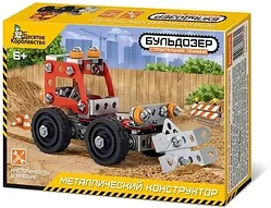 Конструктор Десятое королевство Строительная техника. Бульдозер 02135