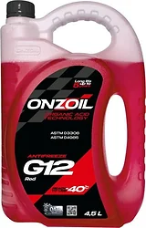 Антифриз ONZOIL G12 (4.5л, красный)