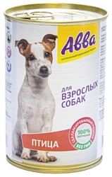 Авва Консервы для собак - птица (0.41 кг) 1 шт.