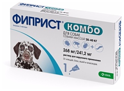 Фиприст (KRKA) КОМБО капли для собак 20-40 кг
