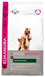 Eukanuba Breed Specific Dry Dog Food For Cocker Spaniel Chicken (7.5 кг)