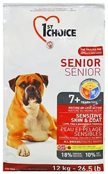 1st Choice (12 кг) Sensitive skin and coat ALL BREEDS for SENIORS