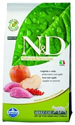 Farmina N&D Grain-Free Feline Boar & Apple Adult (10 кг)