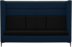 Brioli Дирк трехместный (экокожа, L18-L22 (синий, черные вставки)