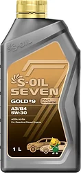 Моторное масло S-OIL SEVEN GOLD #9 A3/B4 5W-30 1л