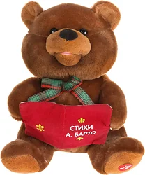 Мягкая игрушка Мульти-пульти Мишка 12 стихов и песен Барто А. HT34929 Мягкая игрушка Мульти-пульти Мишка 12 стихов и песен Барто А. HT34929