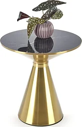 Журнальный столик Halmar Tribeca (черный мрамор/золотой)