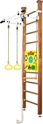 Kampfer Helena Ceiling Busyboard (стандарт, ореховый/бизиборд желтый)