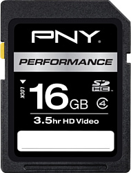 PNY SDHC Performance (Class 4) 16GB (P-SDHC16G4H-GE)