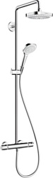 Hansgrohe Croma Select E 180 2jet Showerpipe 27256400