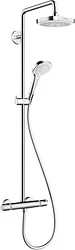 Душевая система Hansgrohe Croma Select E 180 2jet Showerpipe 27256400