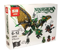 Lepin New Ninjiasaga Blocks 39008 Зеленый дракон земли