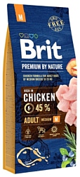 Brit (18 кг) Premium by Nature Adult M
