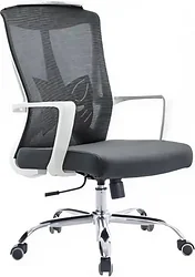 Кресло Situp Sigma white chrome (сетка black/black)