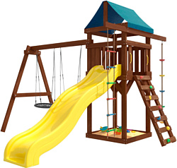 Детский спортивный комплекс National Tree Company С качелями гнездо IgroWoods ДП-6 Premium