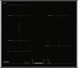 Электрическая варочная панель Sharp KH-6I27NS0I-EU