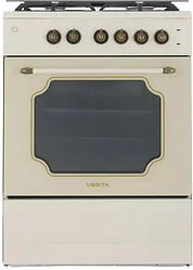 Газовая плита Vesta Valencia VKE 10-E Retro (бежевый)