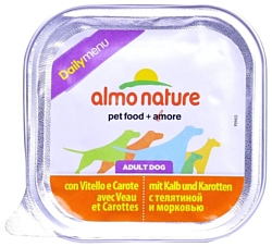 Almo Nature DailyMenu Bio Pate Adult Dog Veal and Carrots (0.3 кг) 1 шт.