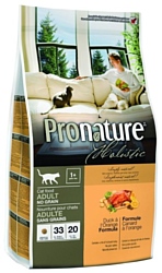 ProNature (5.44 кг) Holistic Adult No Grain Утка с апельсином