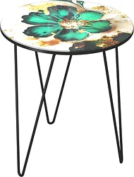 Журнальный столик Sheffilton SHT-CT27 (малахитово-зеленый/черный муар) Журнальный столик Sheffilton SHT-CT27 (малахитово-зеленый/черный муар)