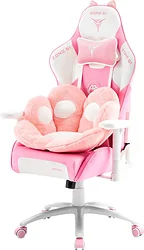 Кресло Zone51 Kitty Meow (розовый/белый)