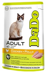 DaDo (0.085 кг) 24 шт. Для кошек с курицей (пауч)