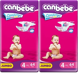 Canbebe Comfort Dry 4 Maxi 7-17 кг (128 шт.)