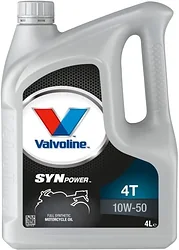 Моторное масло Valvoline SynPower 4T 10W-50 4л Моторное масло Valvoline SynPower 4T 10W-50 4л