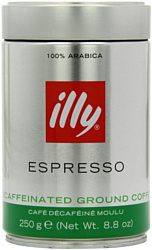 ILLY Decaffeinated молотый 250 г