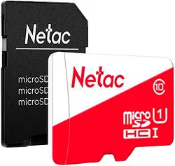 Карта памяти Netac microSDXC NT02P500ECO-128G-R