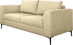 Прямой диван Brioli Марк двухместный (V1-бежевый)
