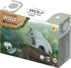 Конструктор Halftoys Animal Волк HAS007