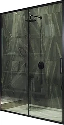 Душевая дверь MaybahGlass 195x150 MGD-1277-6 (бесцветный/черный)