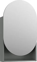 Шкаф-зеркало Lauter  Estel 50 (серо-зеленый полуматовый)