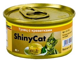 GimCat (0.085 кг) 1 шт. ShinyCat с тунцом и креветками