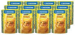 Friskies (0.085 кг) 24 шт. Кусочки в подливе с Лососем